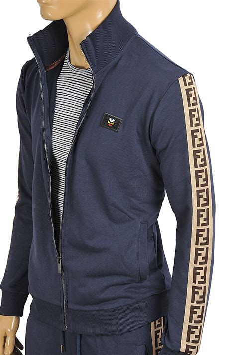 mens fendi tracksuit sale|fendi jogging suit for men.